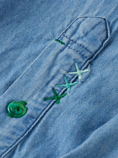 Hemden lange mouw blauw Scotch & Soda