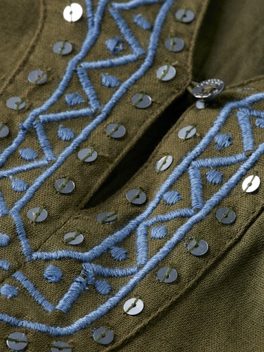 Blouses korte mouw groen Scotch & Soda