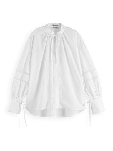 Blouses lange mouw wit Scotch & Soda