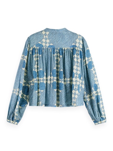 Blouses lange mouw blauw Scotch & Soda