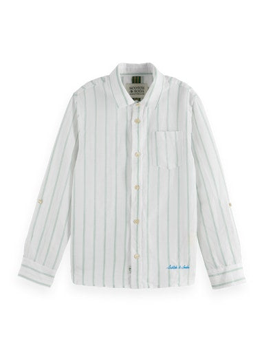 Hemden lange mouw wit Scotch & Soda