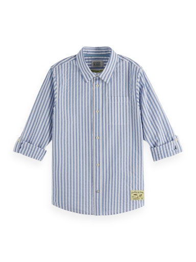 Hemden lange mouw blauw Scotch & Soda