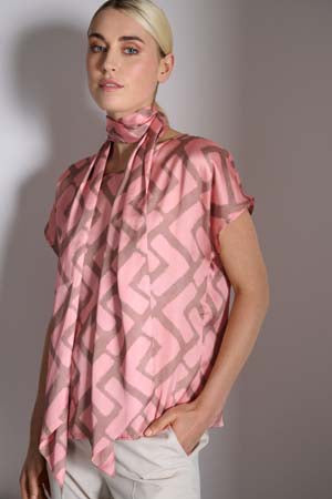 Sjaals roze Marie Méro