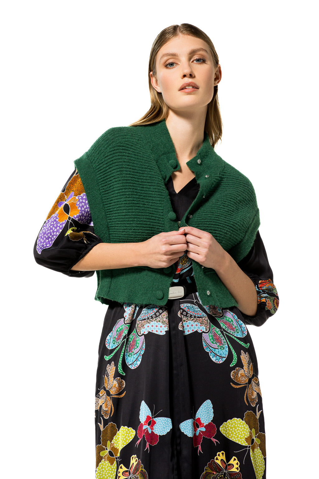 Cardigans groen Caroline Biss