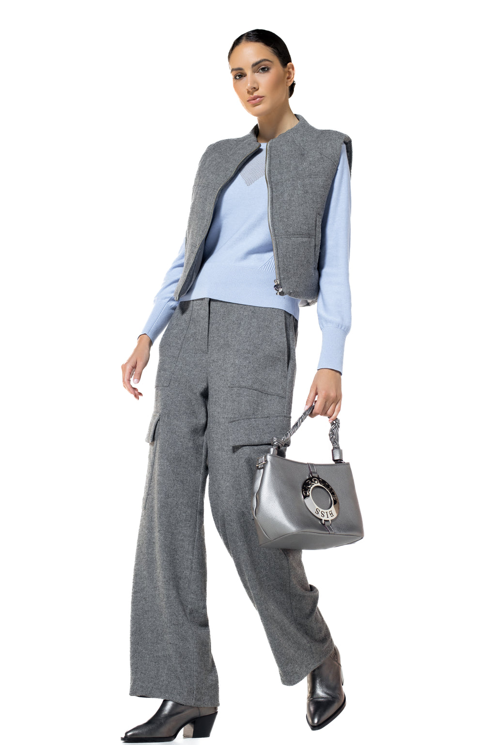 Pulls blauw Caroline Biss