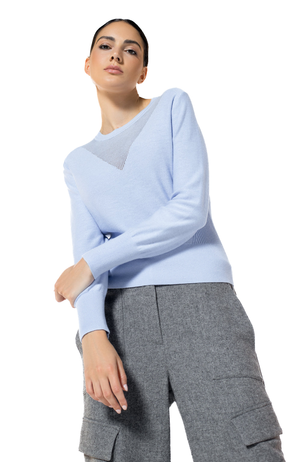 Pulls blauw Caroline Biss
