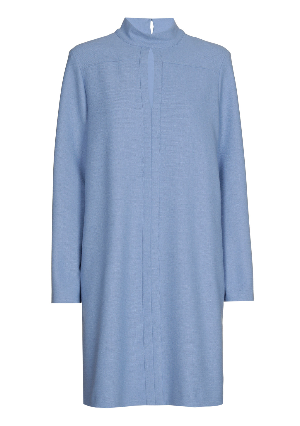 Jurken lange mouw blauw Caroline Biss