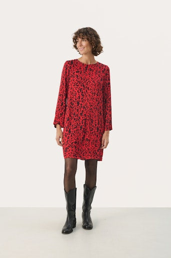 Jurken lange mouw multicolor Part Two