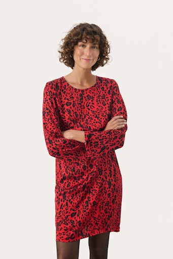 Jurken lange mouw multicolor Part Two