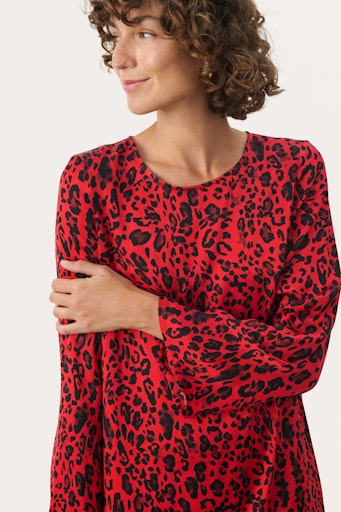 Jurken lange mouw multicolor Part Two