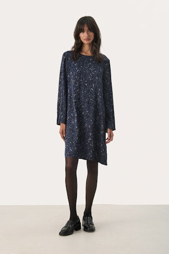 Jurken lange mouw multicolor Part Two