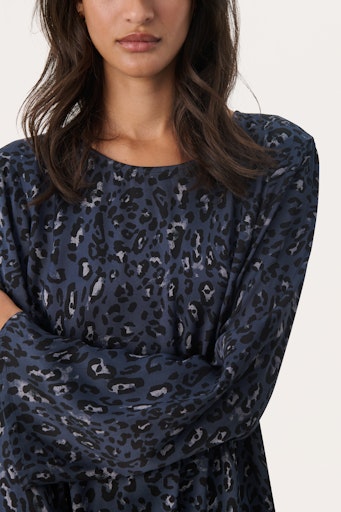 Jurken lange mouw multicolor Part Two