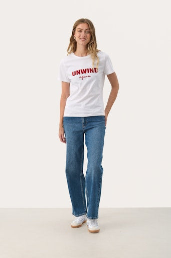 T-shirts korte mouw wit Part Two