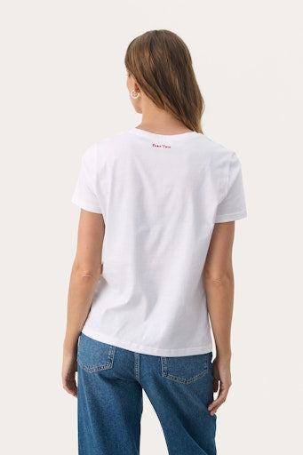 T-shirts korte mouw wit Part Two