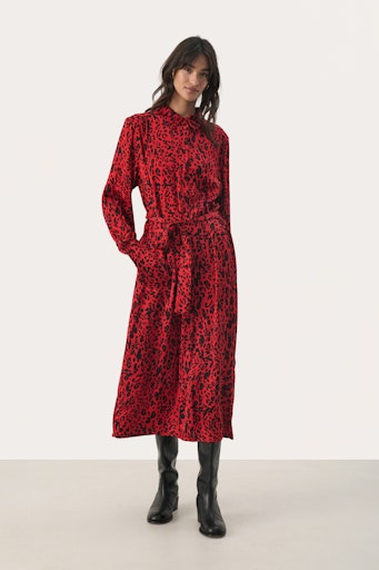 Jurken lange mouw multicolor Part Two