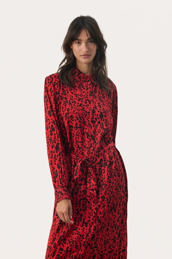 Jurken lange mouw multicolor Part Two