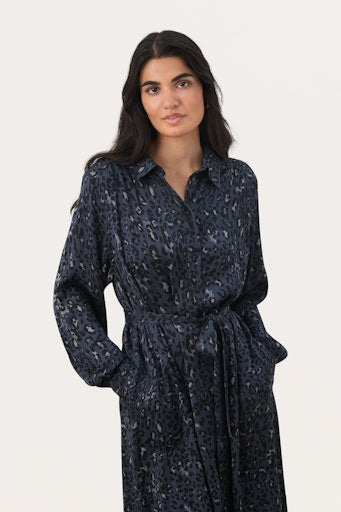 Jurken lange mouw multicolor Part Two