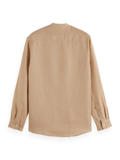 Hemden lange mouw bruin Scotch & Soda