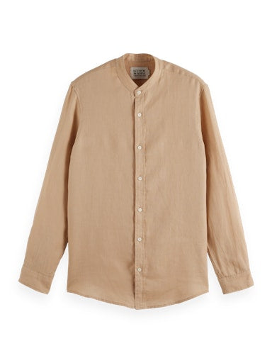 Hemden lange mouw bruin Scotch & Soda