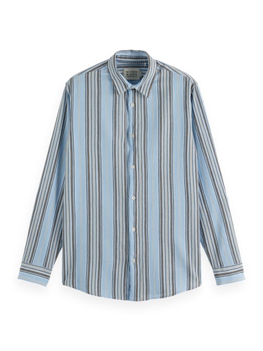 Hemden lange mouw blauw Scotch & Soda