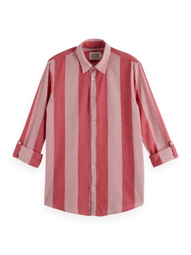 Hemden lange mouw rood Scotch & Soda