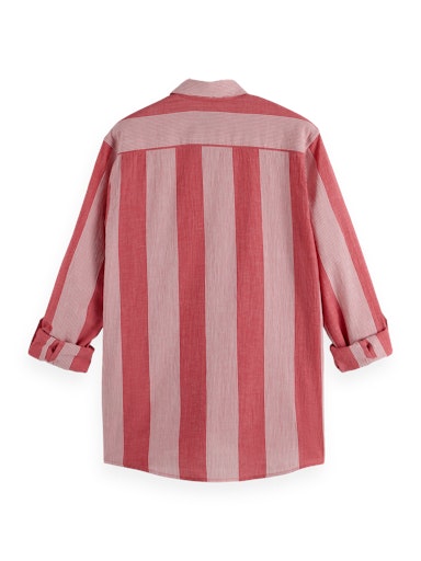 Hemden lange mouw rood Scotch & Soda