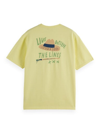 T-shirts korte mouw geel Scotch & Soda