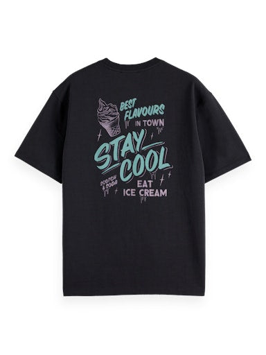 T-shirts korte mouw zwart Scotch & Soda