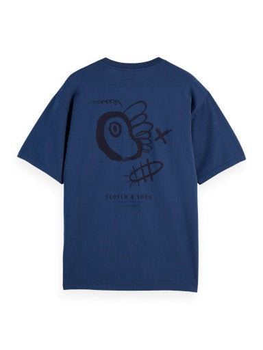 T-shirts korte mouw blauw Scotch & Soda