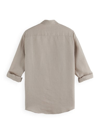 Hemden lange mouw grijs Scotch & Soda