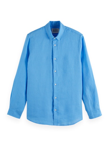Hemden lange mouw blauw Scotch & Soda
