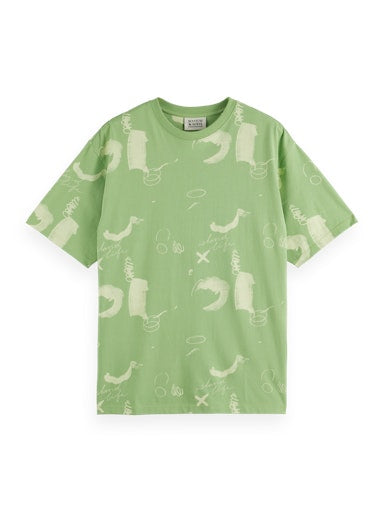 T-shirts korte mouw groen Scotch & Soda