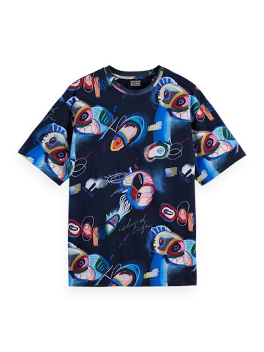 T-shirts korte mouw blauw Scotch & Soda