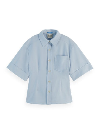 Blouses lange mouw blauw Scotch & Soda