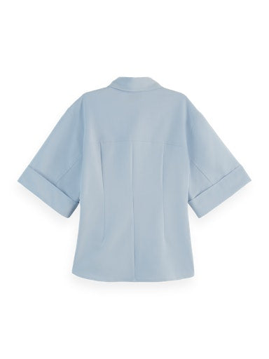 Blouses lange mouw blauw Scotch & Soda