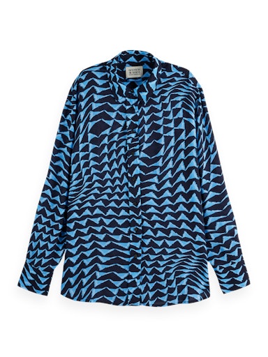 Blouses lange mouw blauw Scotch & Soda