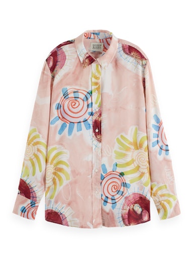 Blouses lange mouw rood Scotch & Soda
