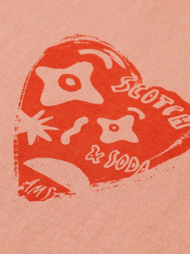 T-shirts korte mouw roze Scotch & Soda