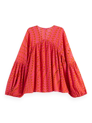 Blouses lange mouw rood Scotch & Soda