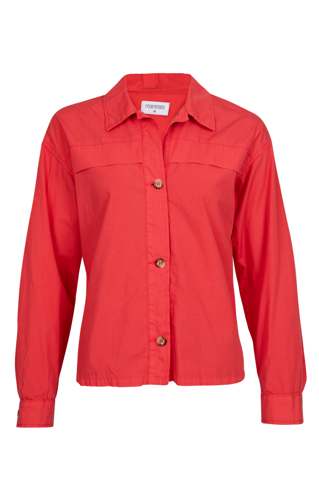 Blouses lange mouw roze Four Roses
