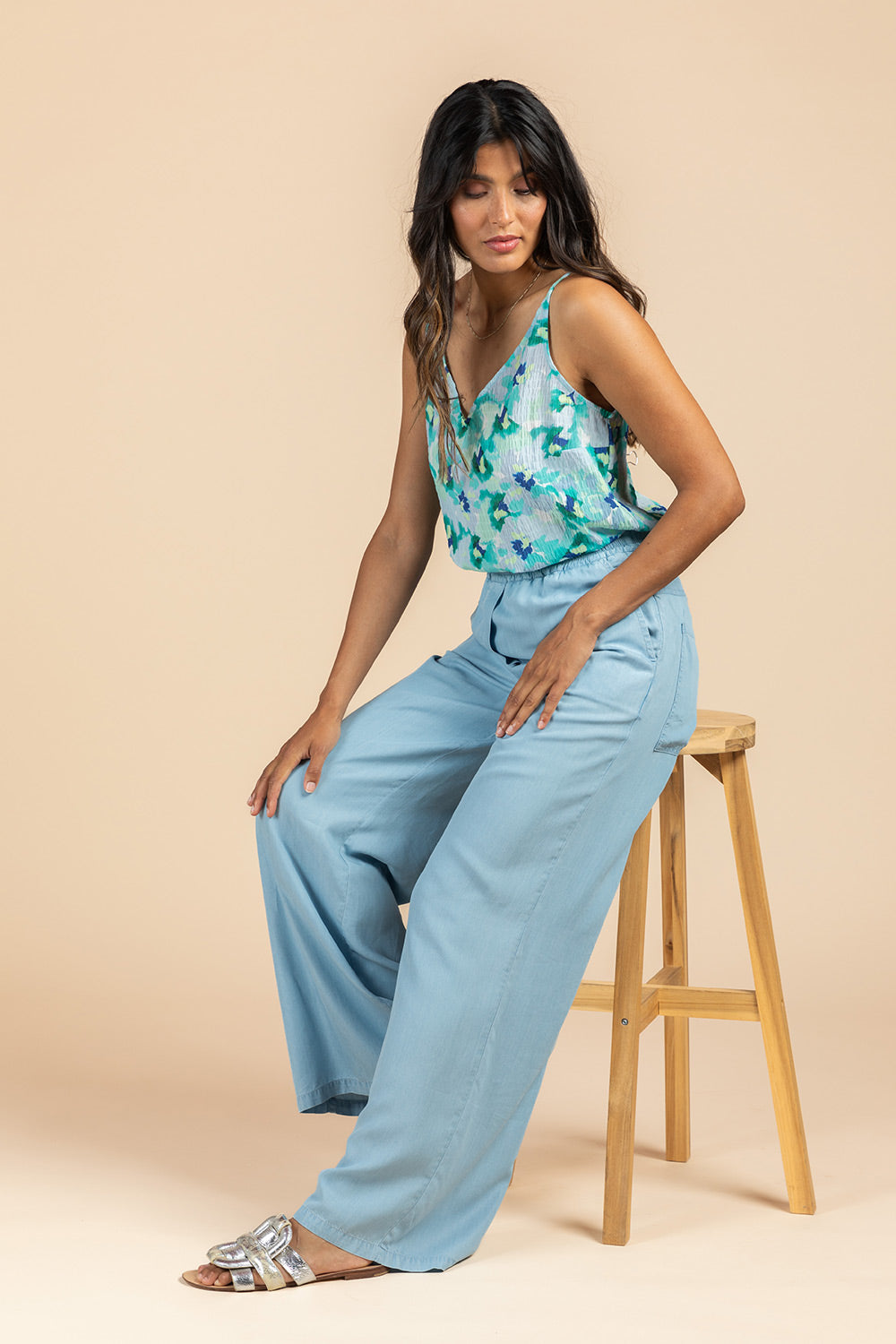 Broeken blauw Four Roses