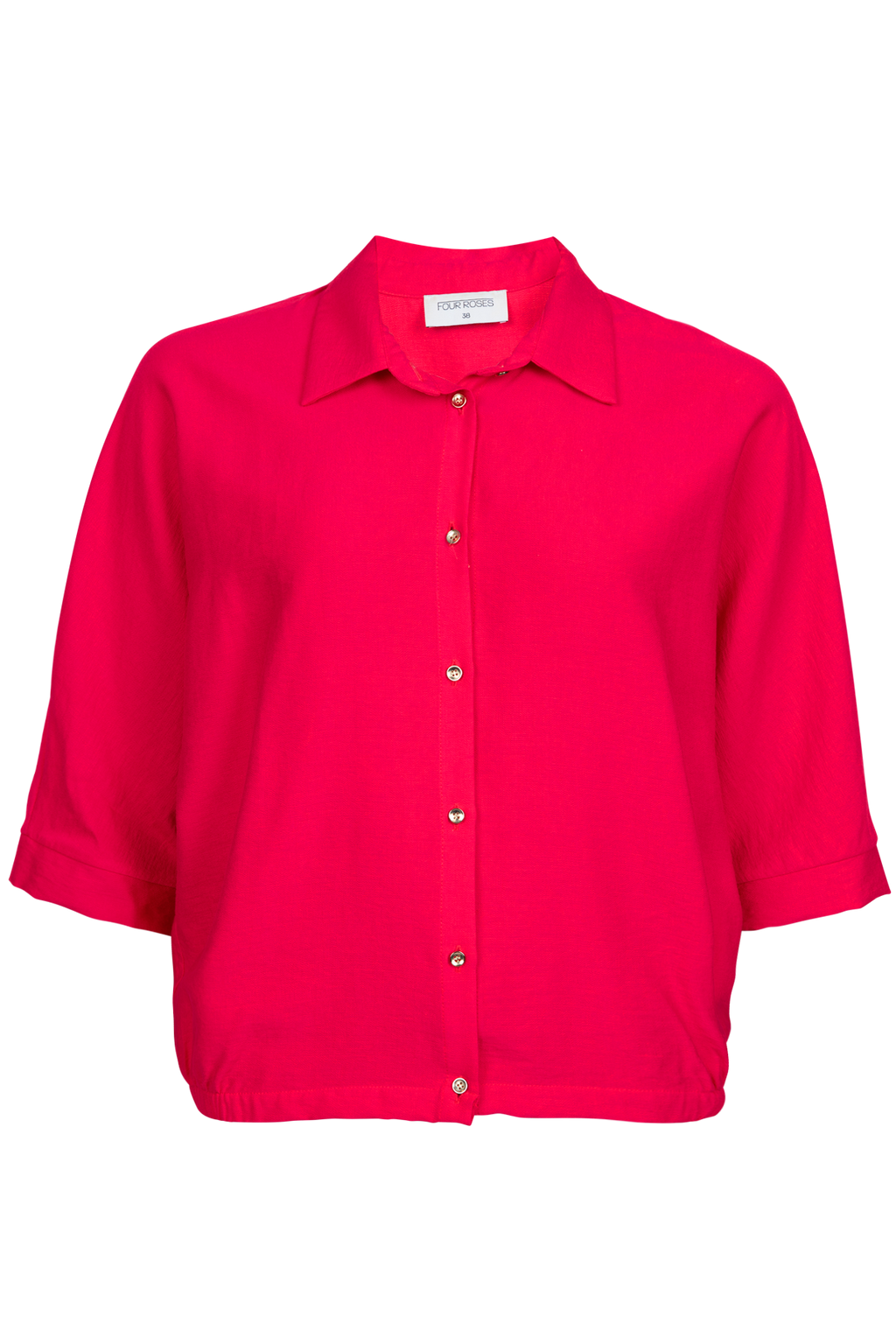 Blouses lange mouw roze Four Roses