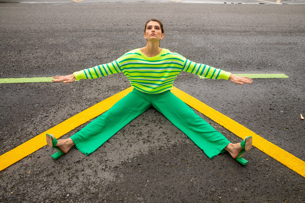 Broeken groen Four Roses