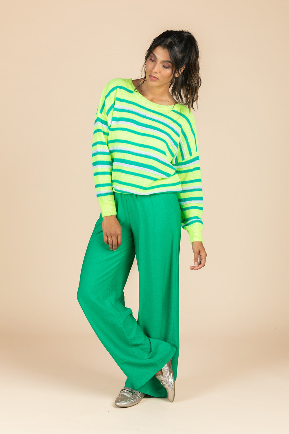 Broeken groen Four Roses