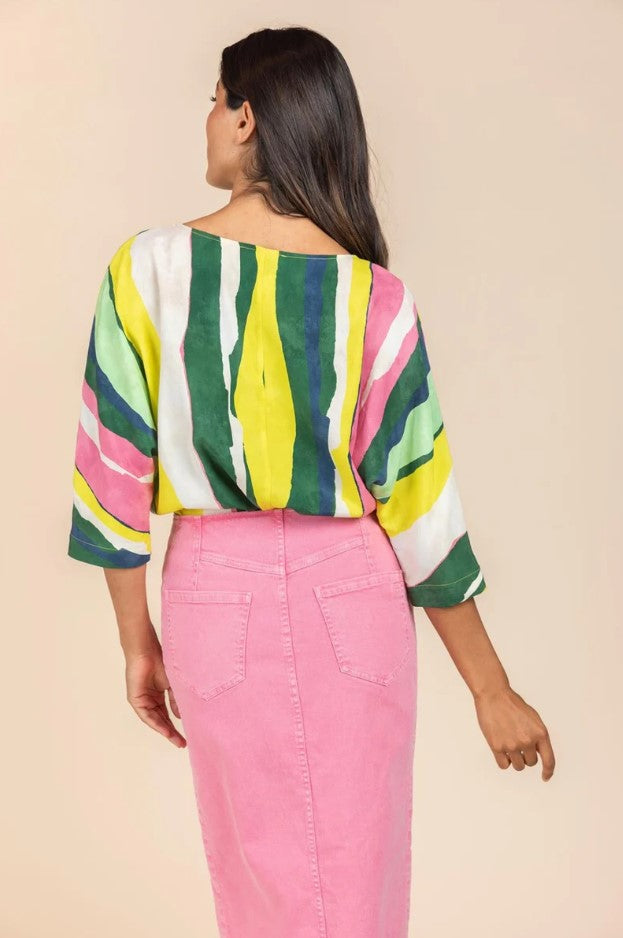 Blouses lange mouw multicolor Four Roses