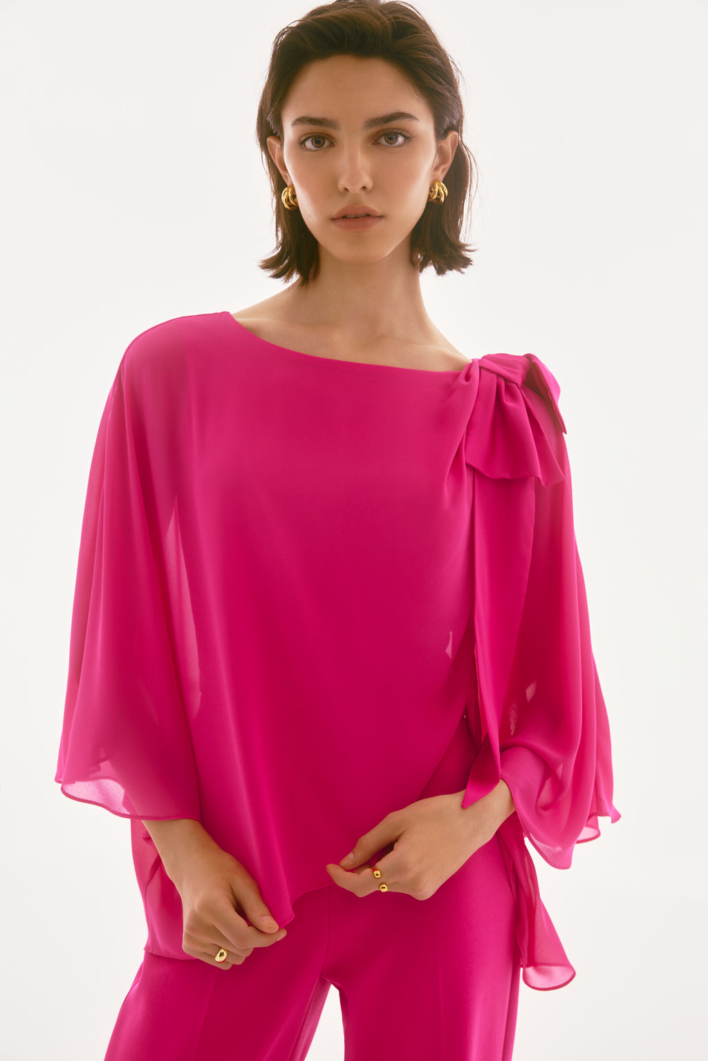 Blouses lange mouw roze Joseph Ribkoff