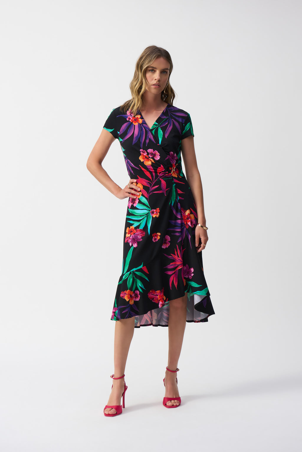 Jurken korte mouw multicolor Joseph Ribkoff