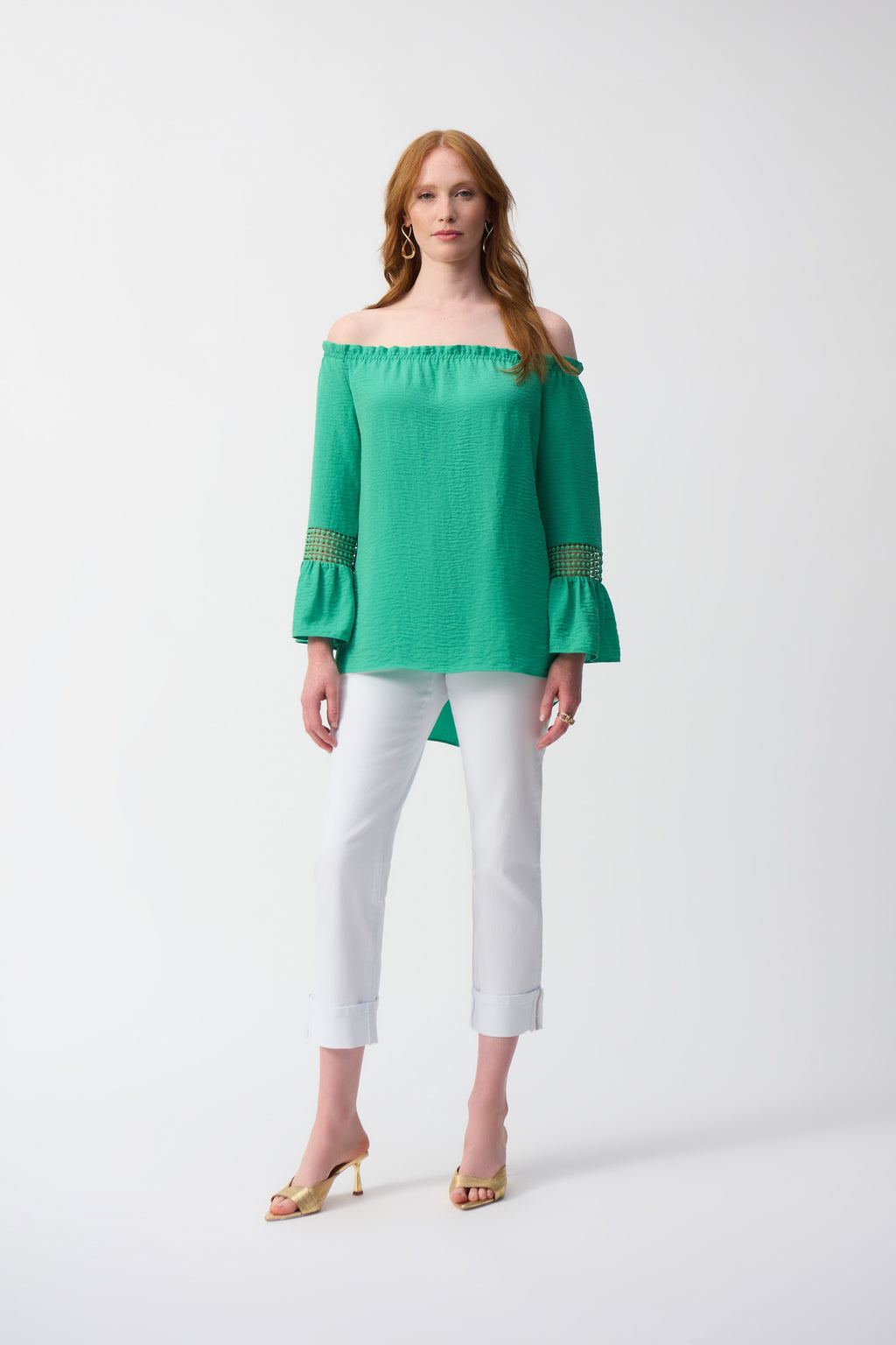 Blouses lange mouw groen Joseph Ribkoff