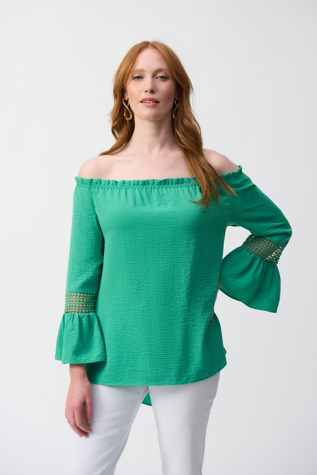 Blouses lange mouw groen Joseph Ribkoff