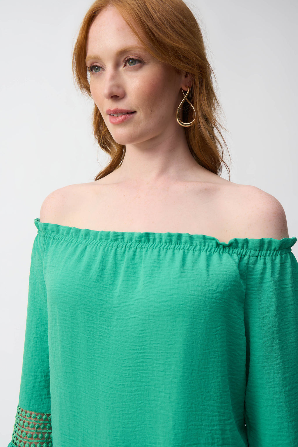 Blouses lange mouw groen Joseph Ribkoff